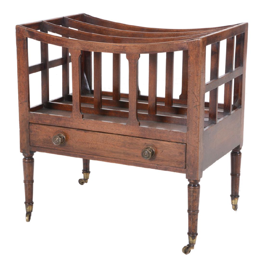 Regency Mahogany Canterbury. (1 of 5)