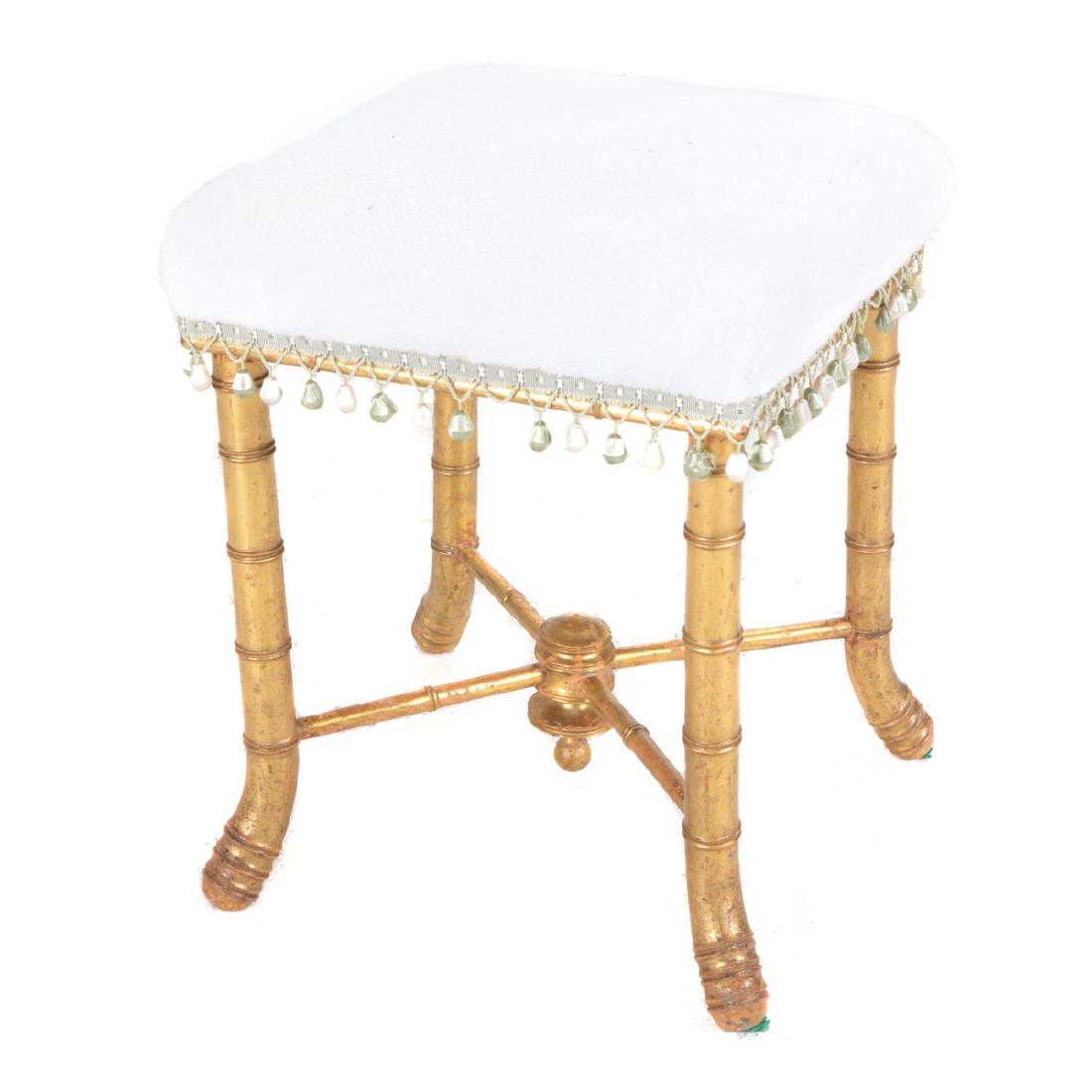 French or American Aesthetic giltwood upholstered (1 of 4)