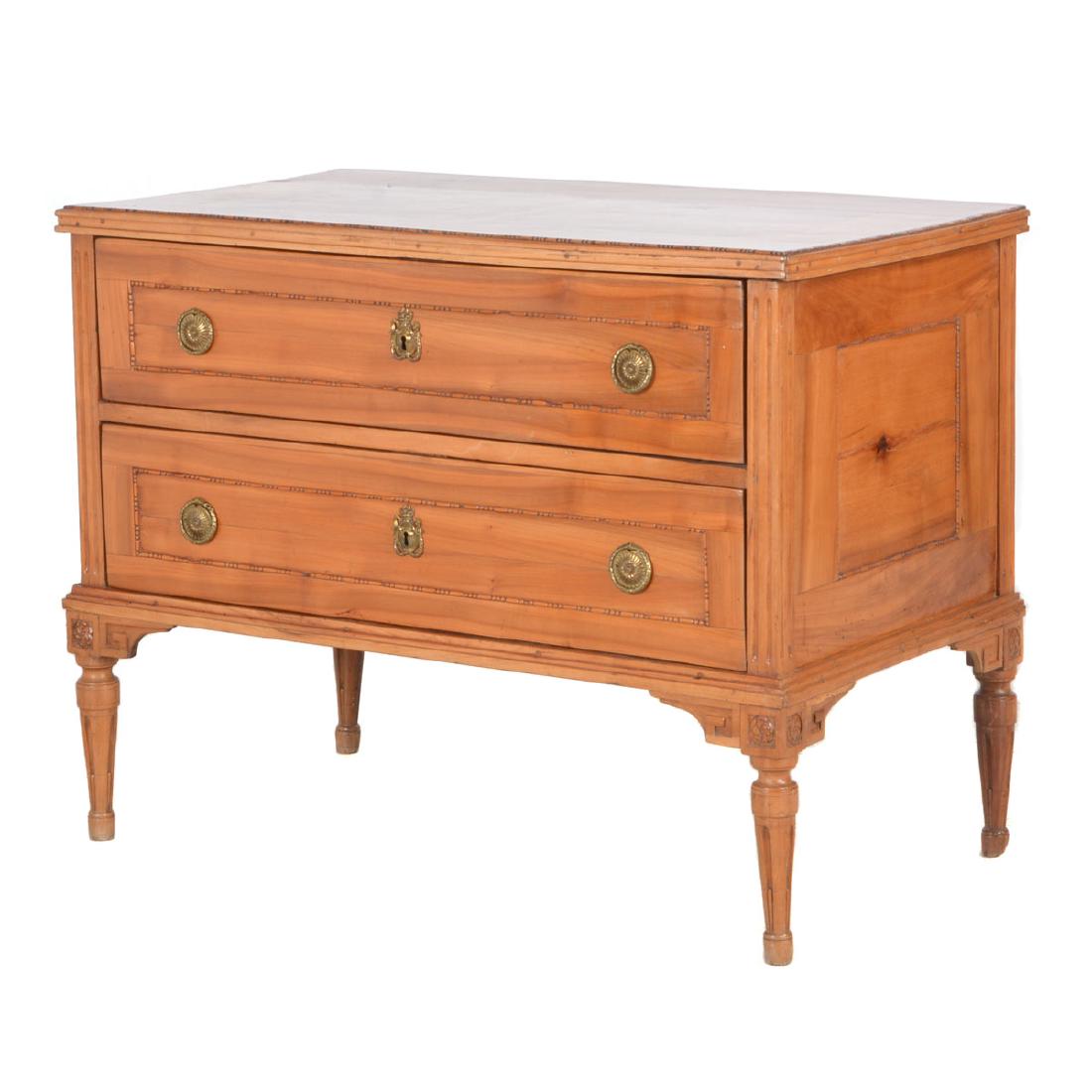 German Neoclassical Fruitwood Commode (1 of 6)
