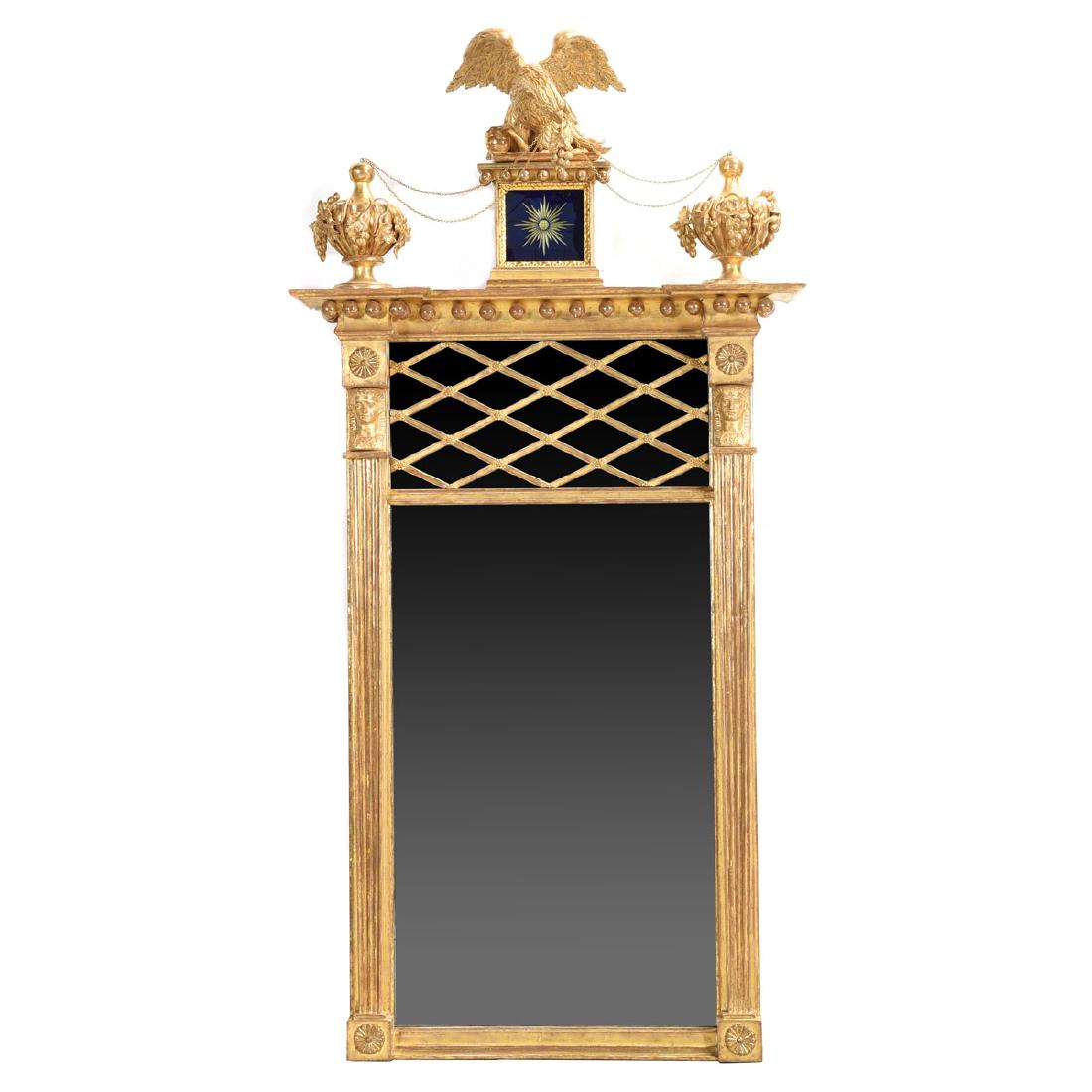 Regency giltwood mirror, (1801), early 19th century (1 of 5)