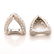 Pair of Diamond, 14k White Gold Cufflinks. - 3