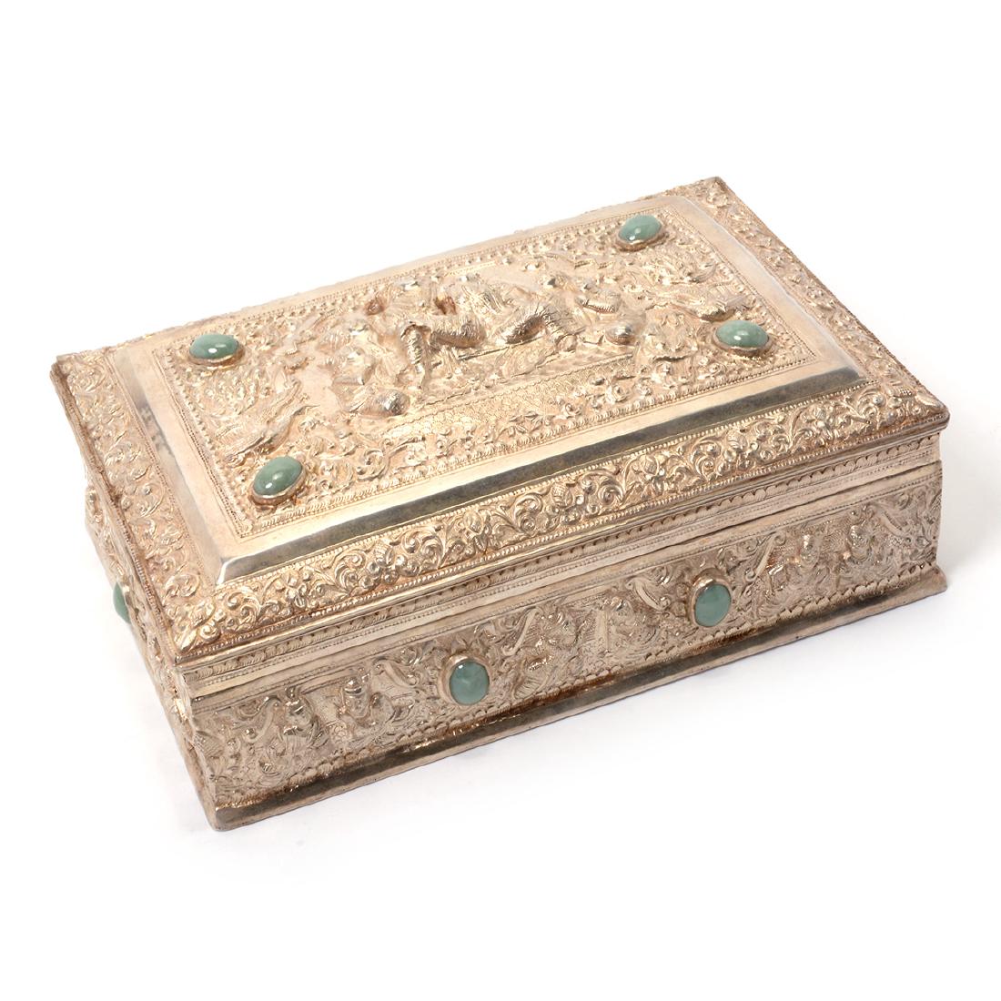 Southeast Asian RepoussÈ Silver Box (1 of 9)