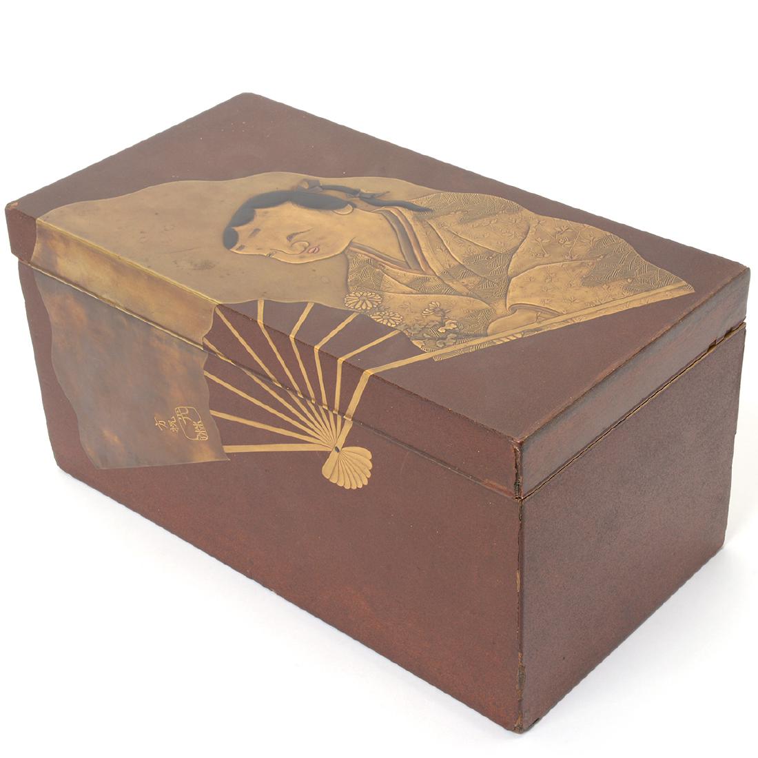 Japanese Gilt Lacquer Box, Meiji Period (1 of 9)