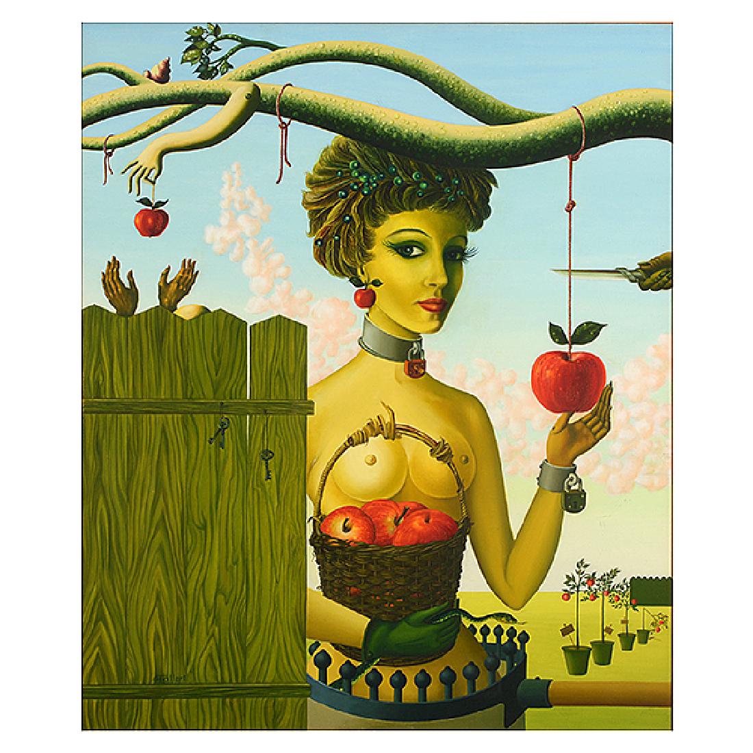 Gerhard Follert "Time of the Apple" oil on canvas (1 of 5)