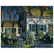 William Potter "House with Rose Garden" oil on board