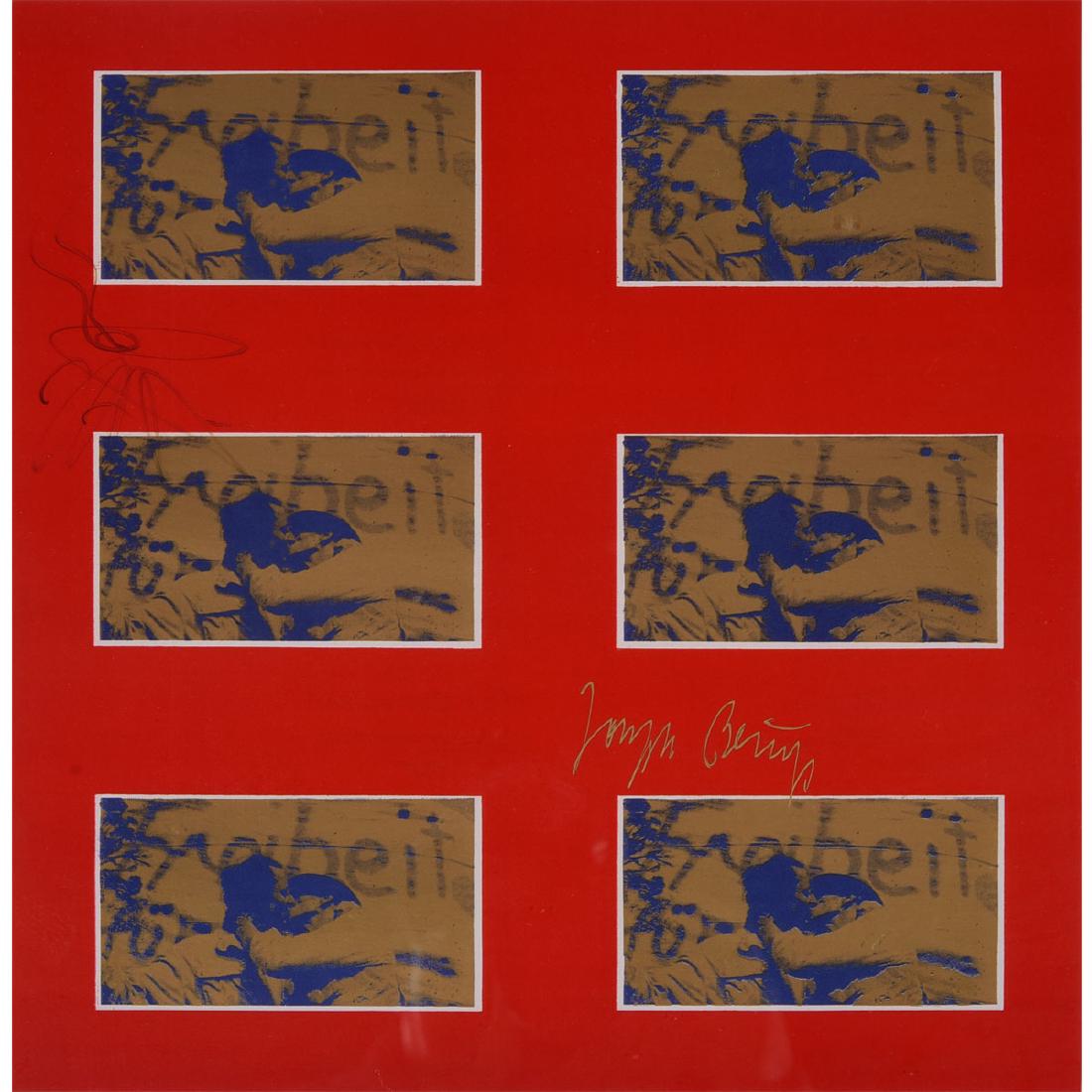 Joseph Beuys "Untitled: Berlin Wall Embrace" mixed (1 of 5)