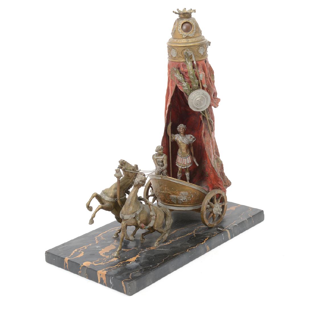 Austrian Cold Painted Bergman Bronze Figural Lamp (1 of 7)