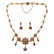Victorian Garnet, Gilt-Metal Jewelry Suite