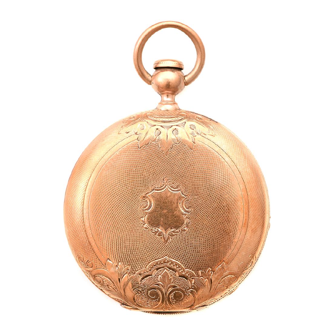 18k Yellow Gold Pocket Watch. (1 of 5)