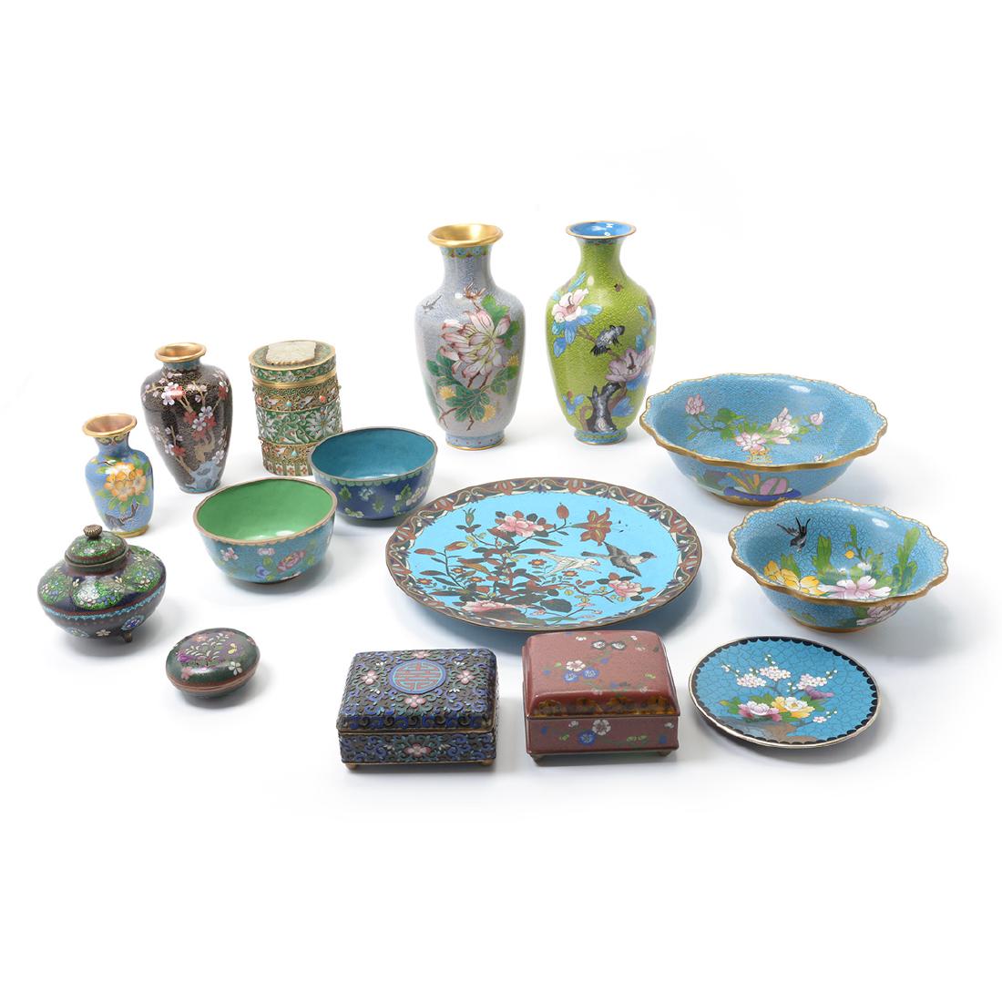 Large Group of Cloisonne Wares, 20th Century (1 of 10)