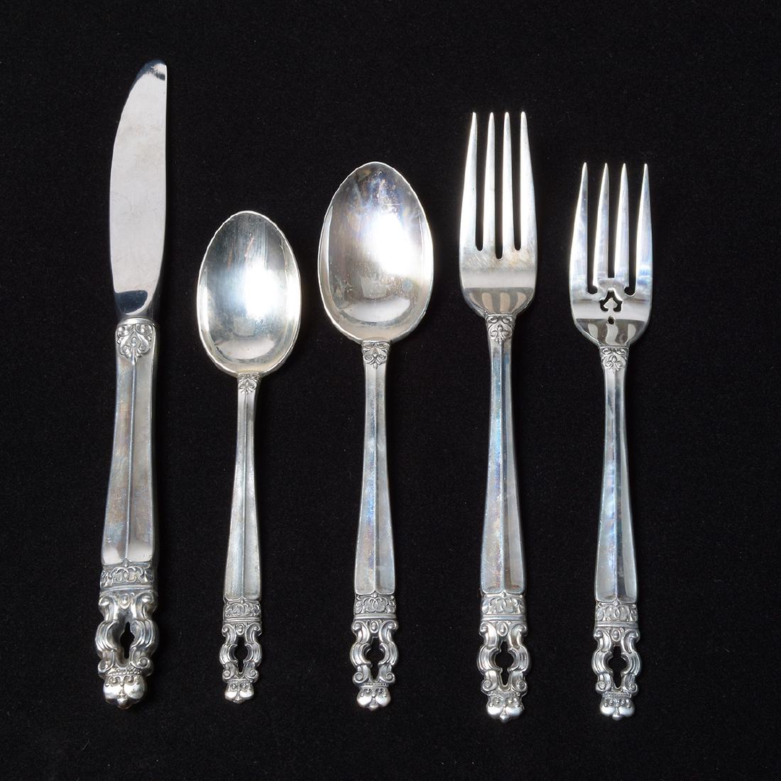 Gorham Sterling Flatware Service (1 of 7)