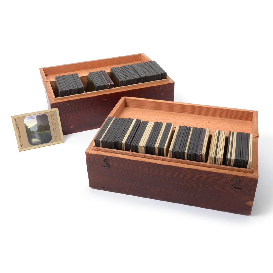 Collection of Approximately 175 Glass Slides of Western (1 of 7)