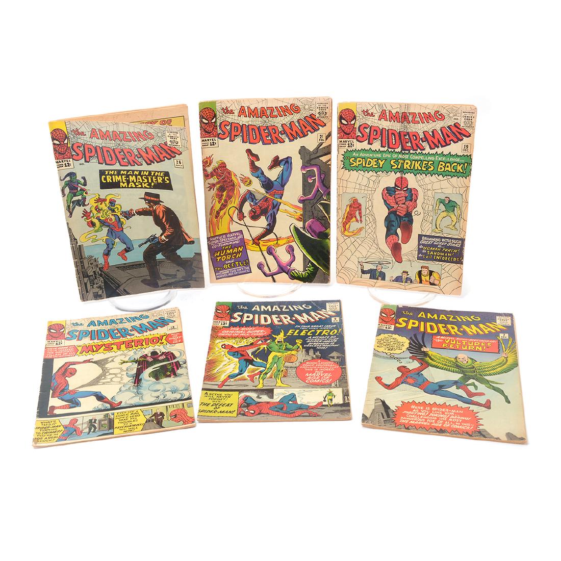 Amazing Spider-Man #7, 9, 13, 19, 21 & 26. Silver Age (1 of 10)