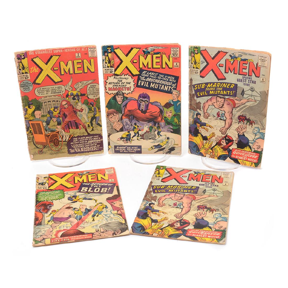 X-Men #3, 4, 6 (2 copies) and 7. Silver Age Comic (1 of 10)