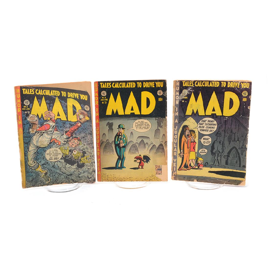 Mad #1-3 (EC, 1952-53) Silver Age Comic Books. (1 of 10)