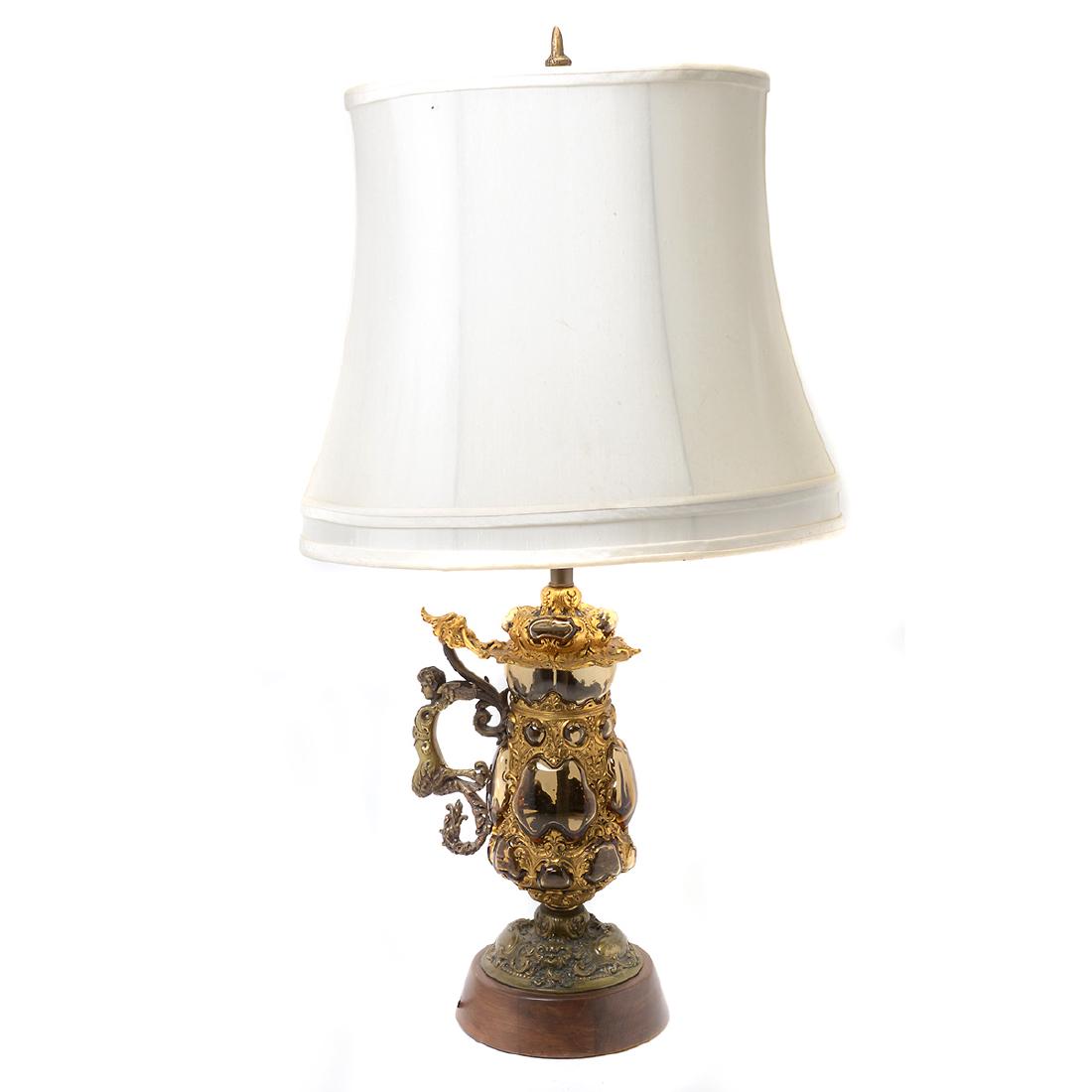 Continental Renaissance Revival Smoky Topaz Chalice (1 of 10)