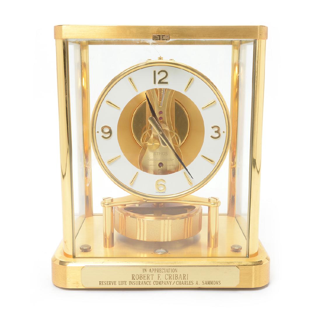 Lecoultre Jaeger Atmos 13 Jewel Perpetual Motor Clock