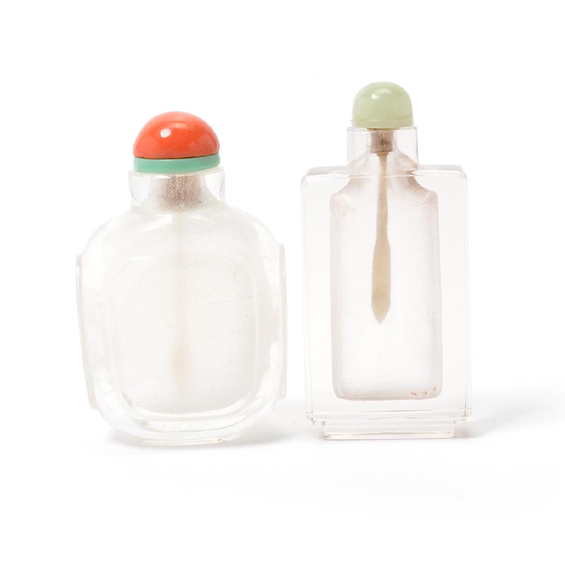 Two Rock Crystal Snuff Bottles, 19th Century (1 of 8)