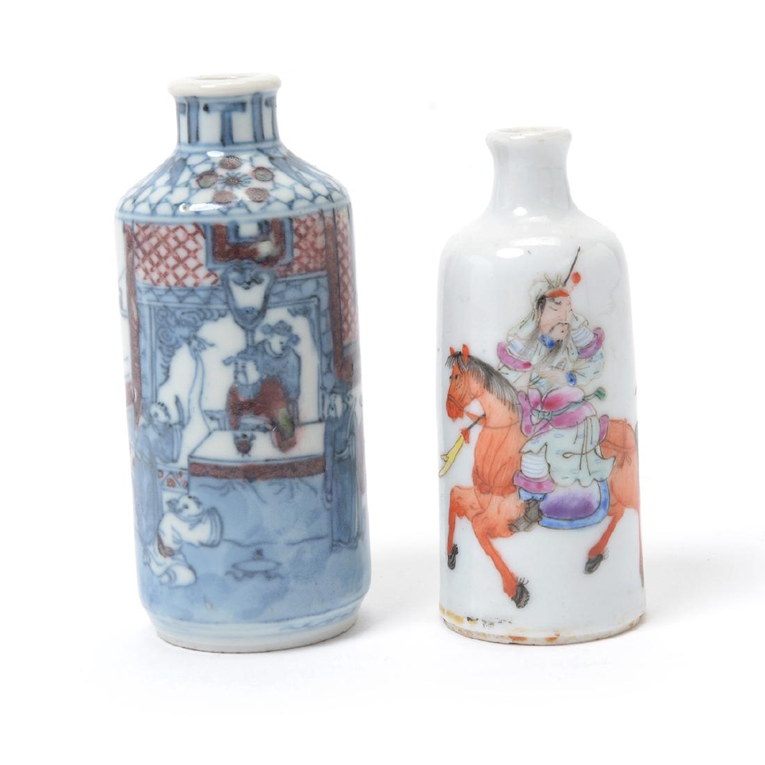 Two Porcelain Figural Snuff Bottles (1 of 5)