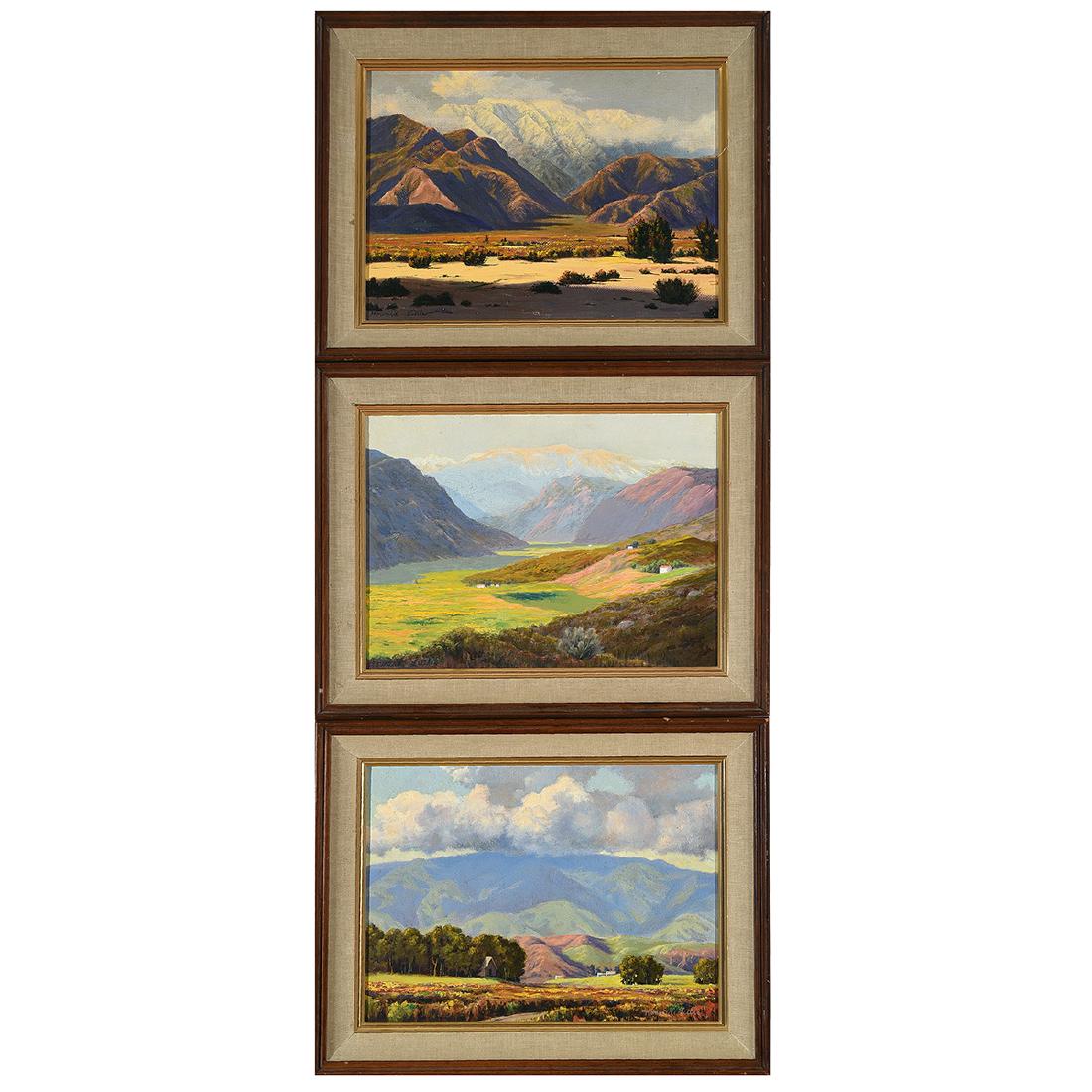 Howard Little 3 "Landscape" oil on board (1 of 6)