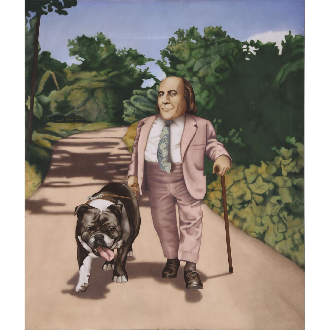 Tom Palmore "Myron and Sophie in Jamaica" oil on canvas (1 of 5)