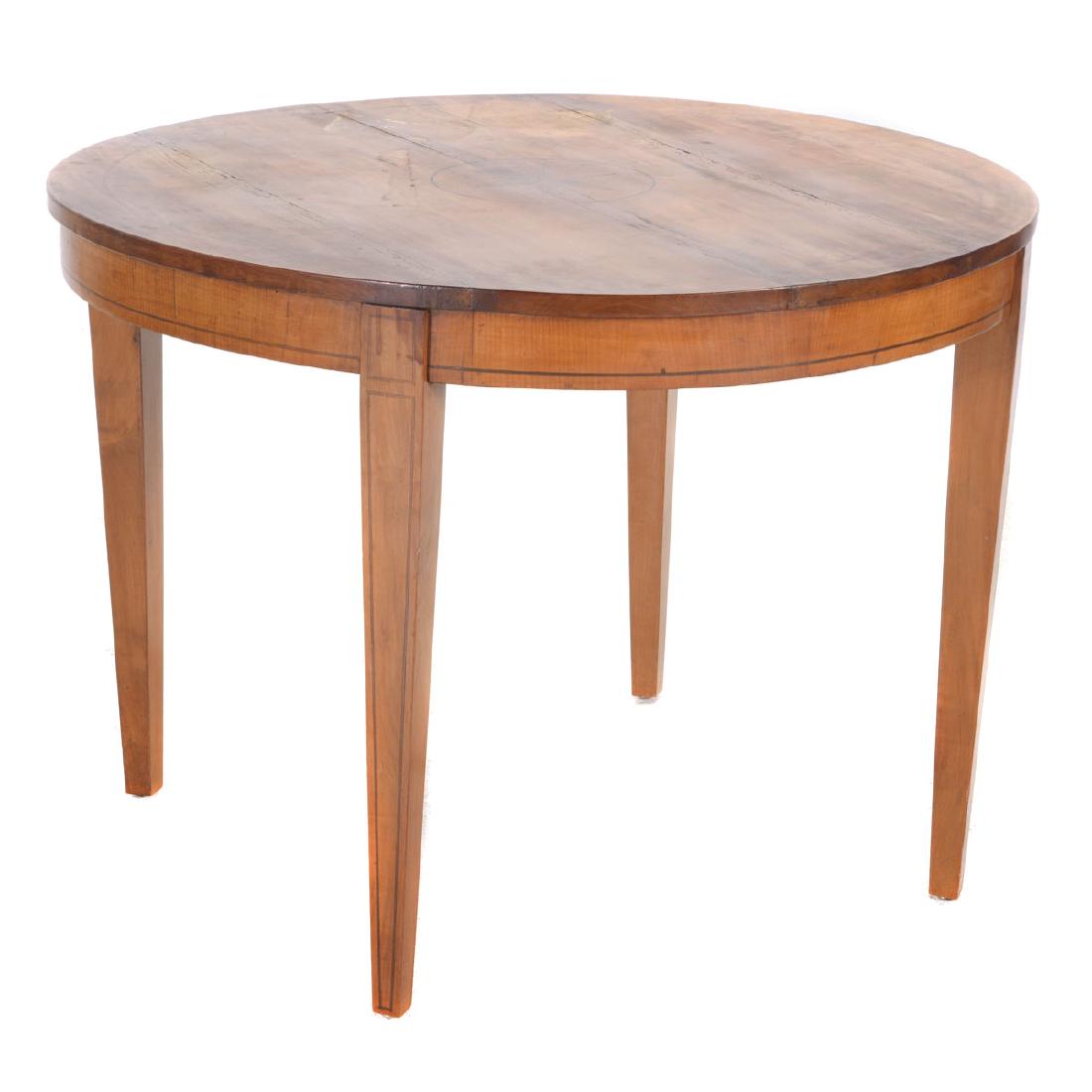 Italian Neoclassical Style Inlaid Fruitwood Circular (1 of 4)