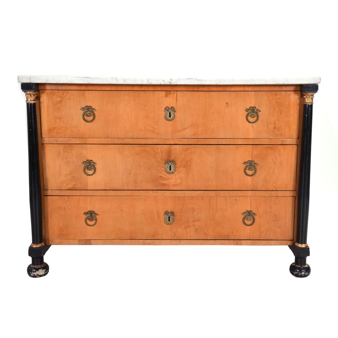 Northern European Neoclassical Parcel- Ebonized and (1 of 6)