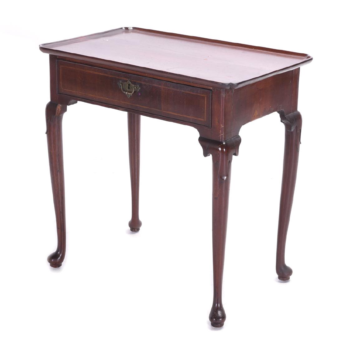 George II Inlaid Walnut Dressing Table, c 1740 (1 of 5)