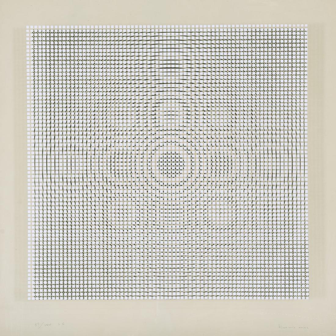Attrib. to Alberto Biasi, Untitled double silkscreen (1 of 6)