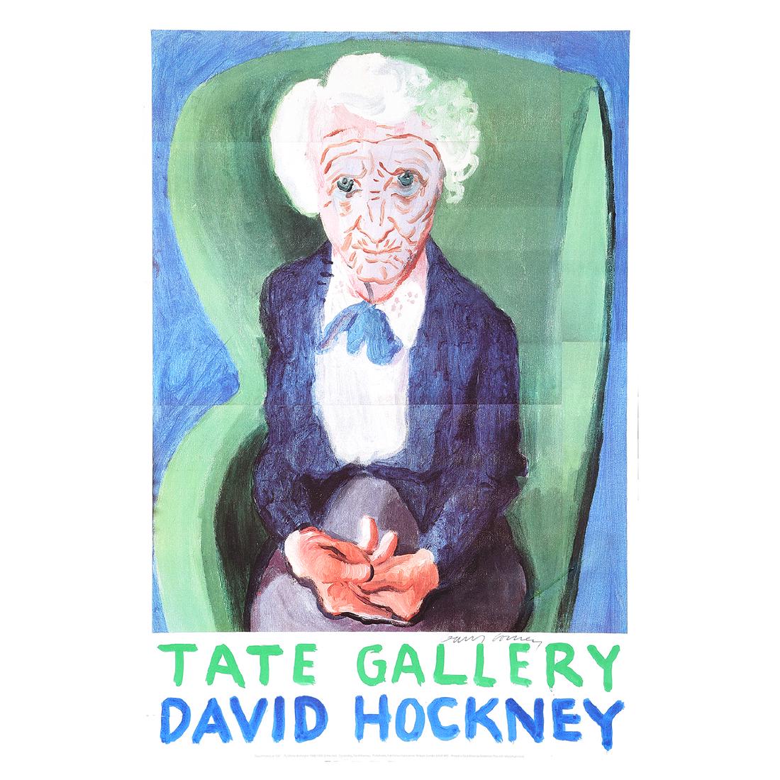 David Hockney "Tate Gallery: Exhibition Poster" offset (1 of 4)