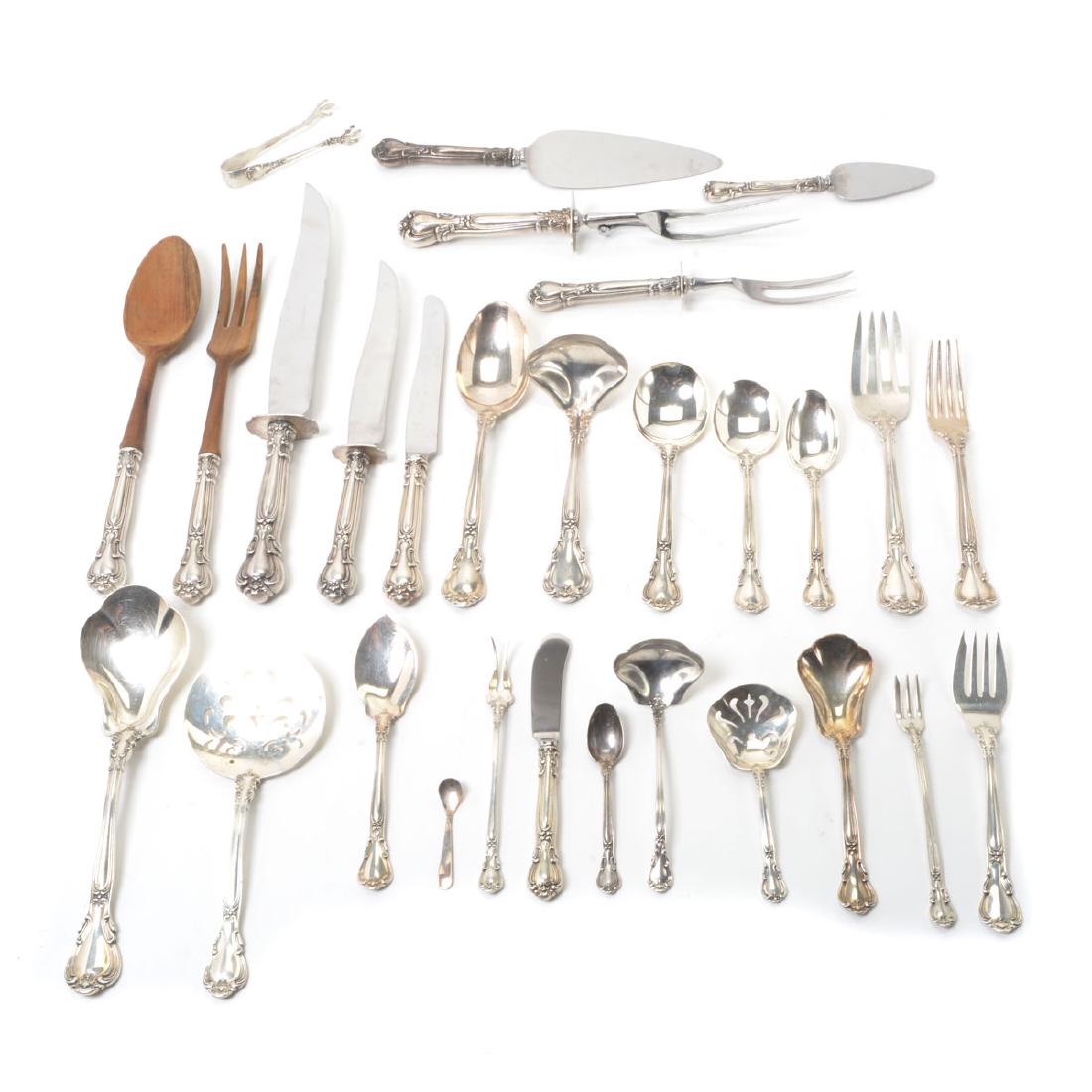 Gorham "Chantilly" Sterling Flatware Service (1 of 10)