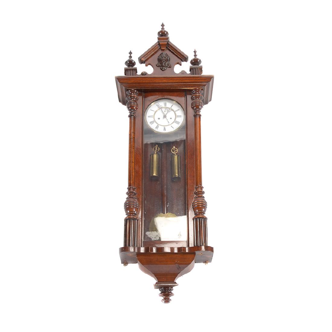 Renaissance Revival Walnut Cased Regulator Clock (1 of 6)