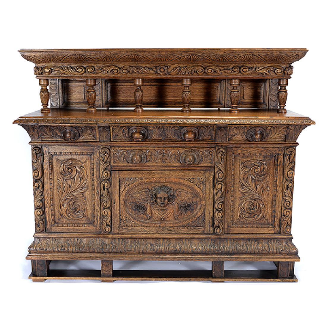 Renaissance Revival Buffet Sideboard (1 of 5)