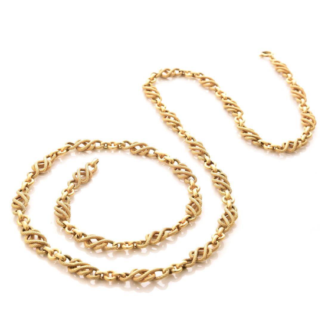 14k Yellow Gold Long Chain. (1 of 4)