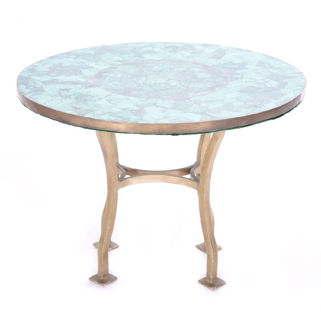 Italian Neoclassical Style Gilt Iron and Malachite (1 of 4)