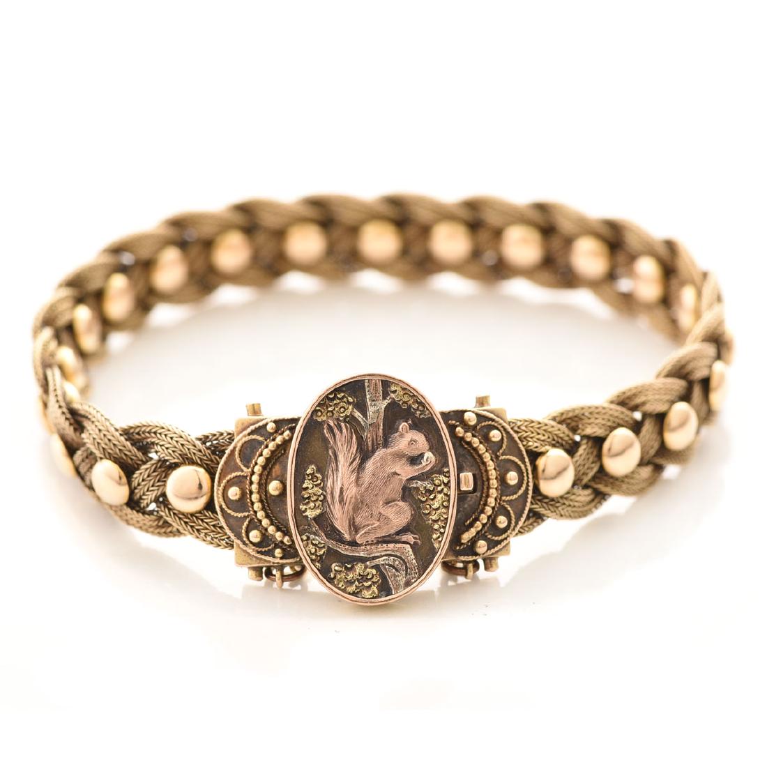 Victorian, Yellow Gold Bracelet. (1 of 5)