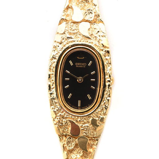 Ladies Seiko 14k Gold Stainless Steel Wristwatch May 12 2018 Michaan S Auctions In Ca