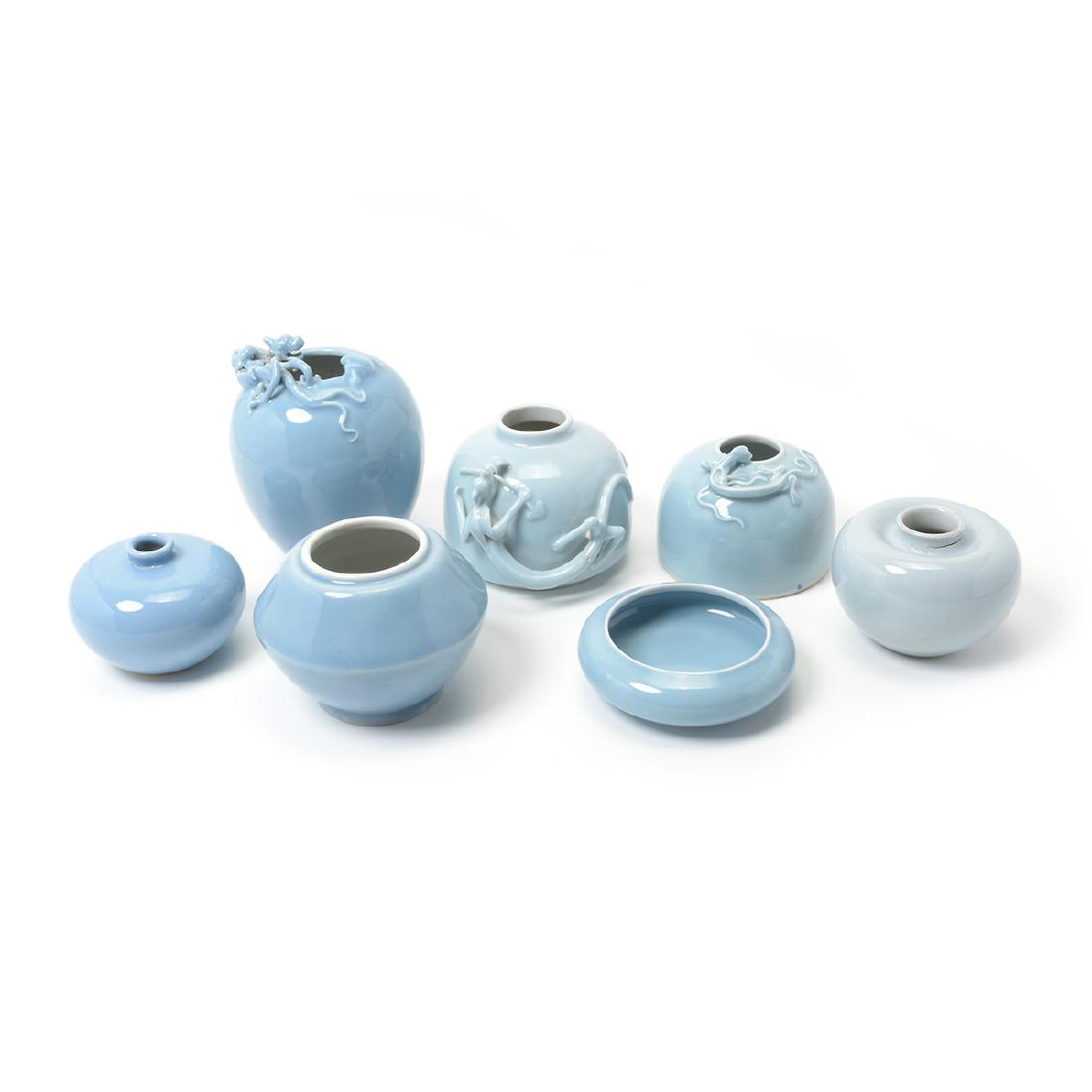 Seven Clair-de-Lune Glazed Washers (1 of 10)