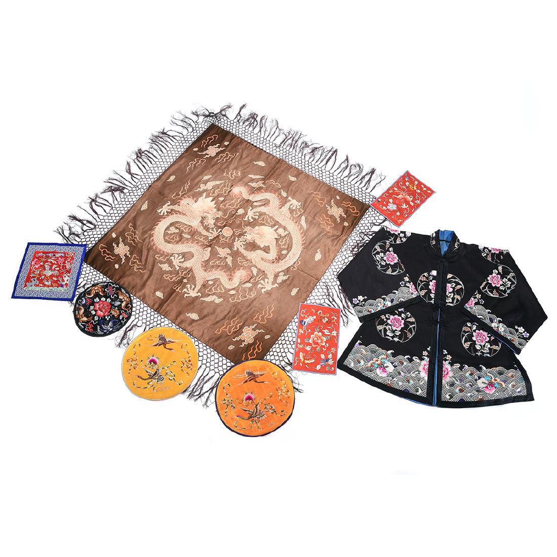 Group of Silk Embroideries (1 of 7)