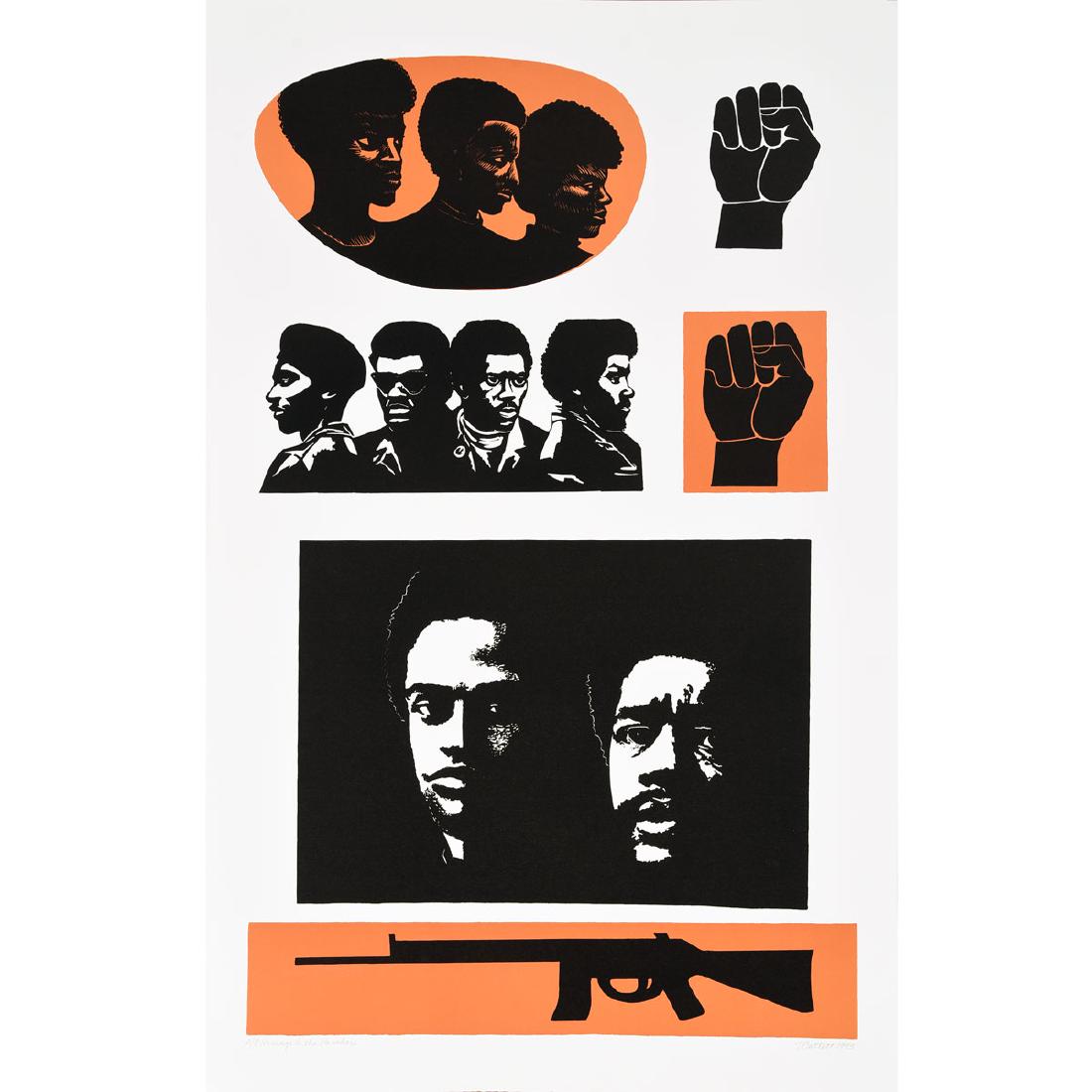 Elizabeth Catlett "Homage to the Panthers" color (1 of 7)