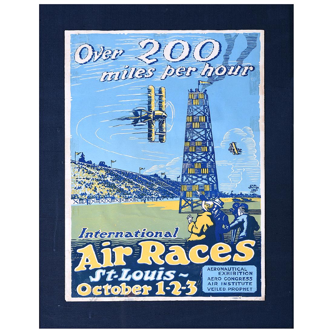 Carl Walter "Over 200 miles... International Air Races (1 of 5)