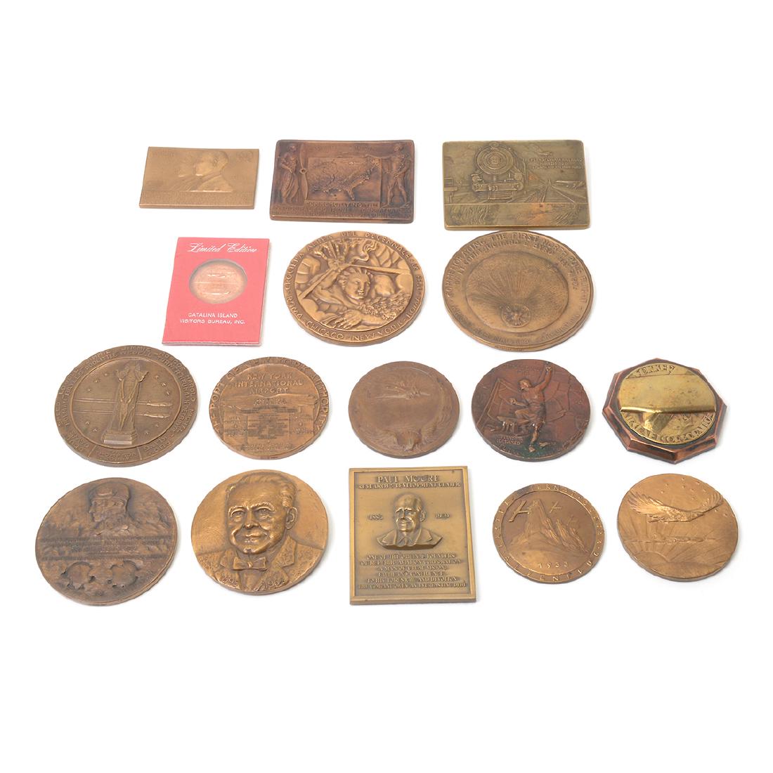 Group of Vintage Aviation Themed Metals (1 of 10)