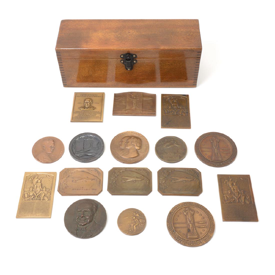 Group of Vintage Aviation Themed Medals (1 of 9)