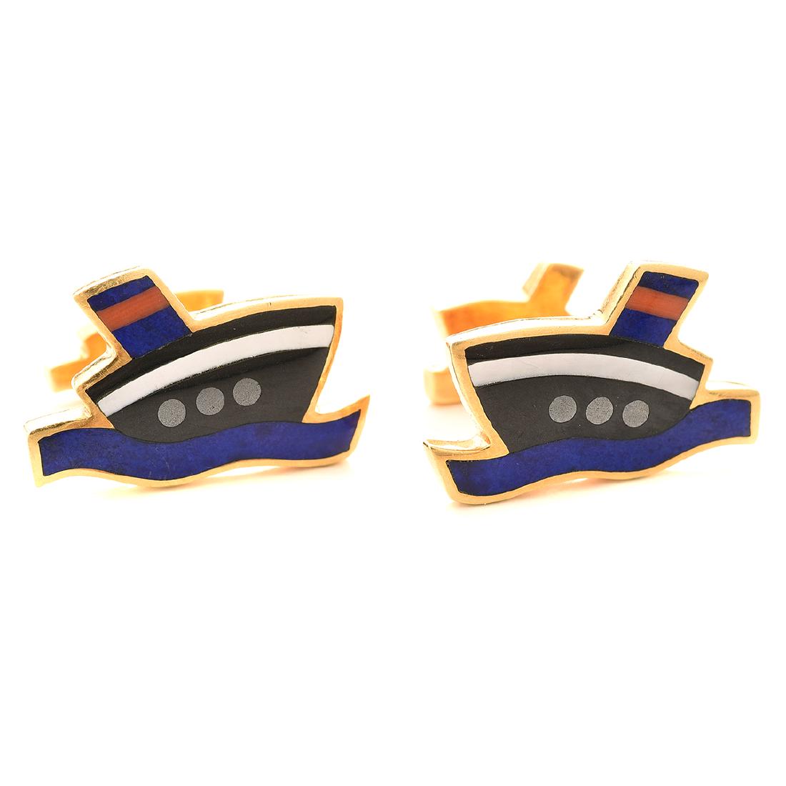 *Pair of Tiffany & Co. Multi-Stone, 18k Yellow Gold (1 of 5)