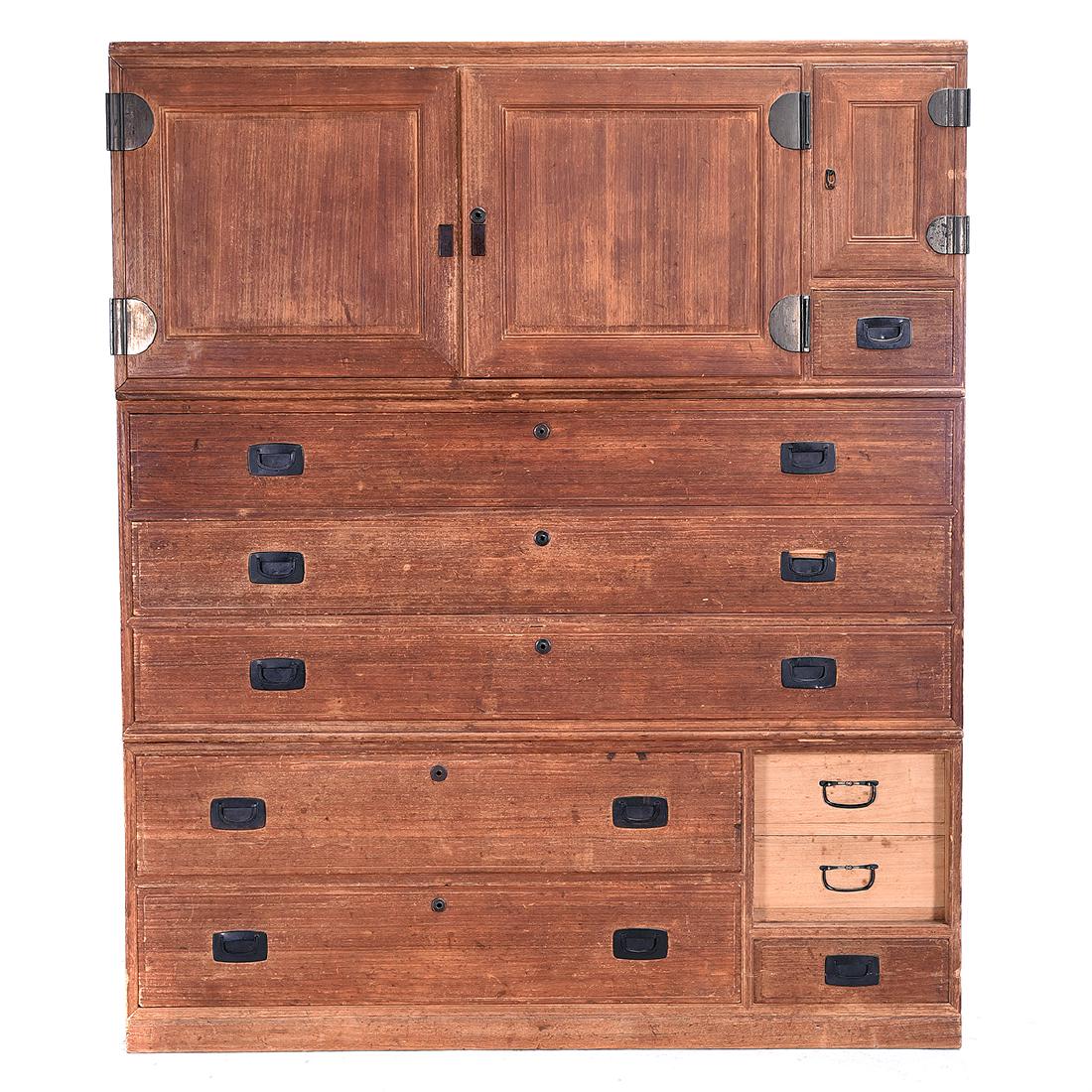 Japanese Two-Piece Tansu (1 of 5)