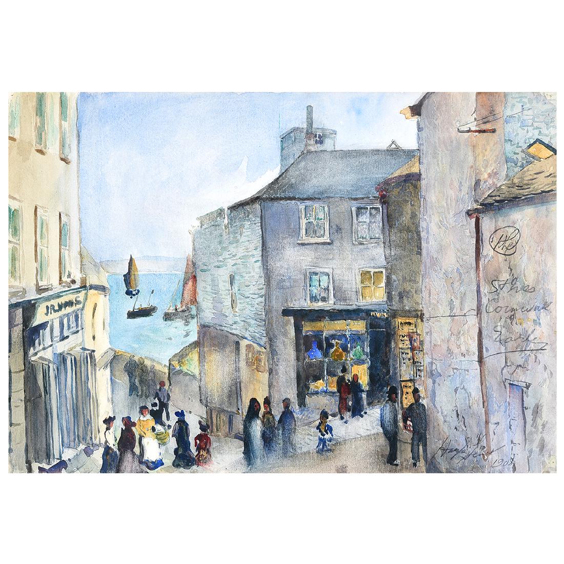 Hayley Lever "St. Ives Cornwall" watercolor (1 of 5)