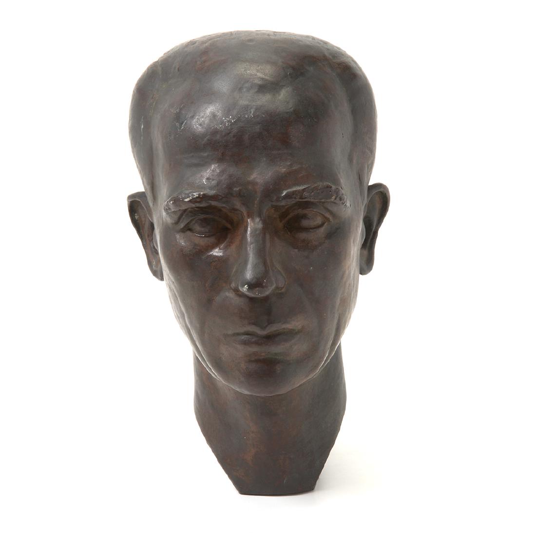 Belgian Bronze Male Head (1 of 4)
