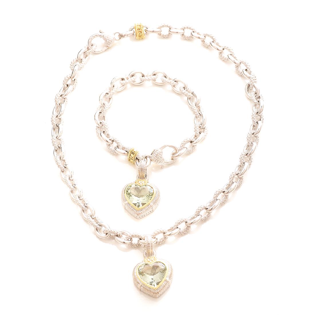 Judith Ripka, Quartz, 14k Gold, Sterling Silver Jewelry (1 of 4)