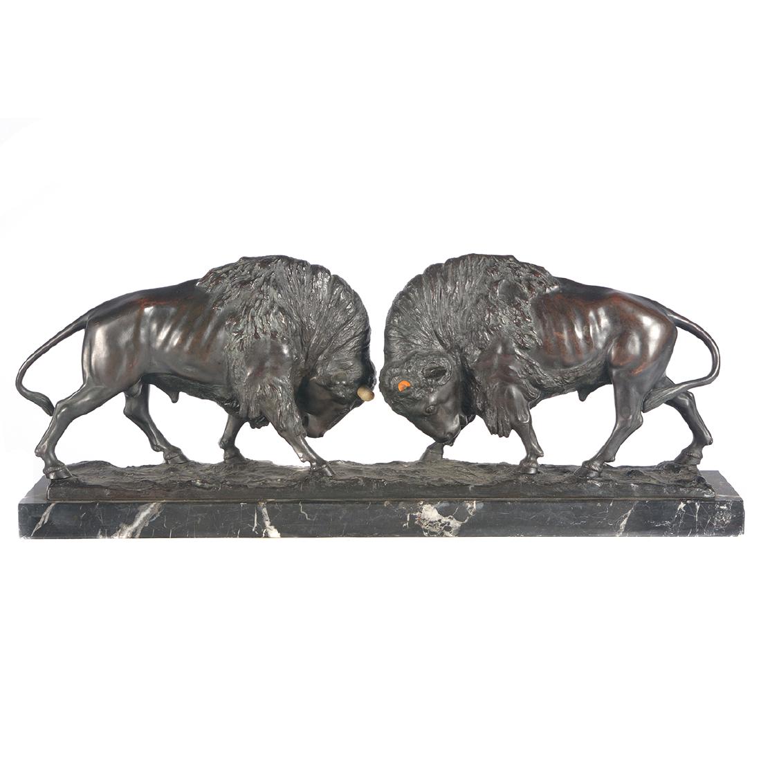 Peder Marius Jensen "Two Bison" bronze (1 of 6)