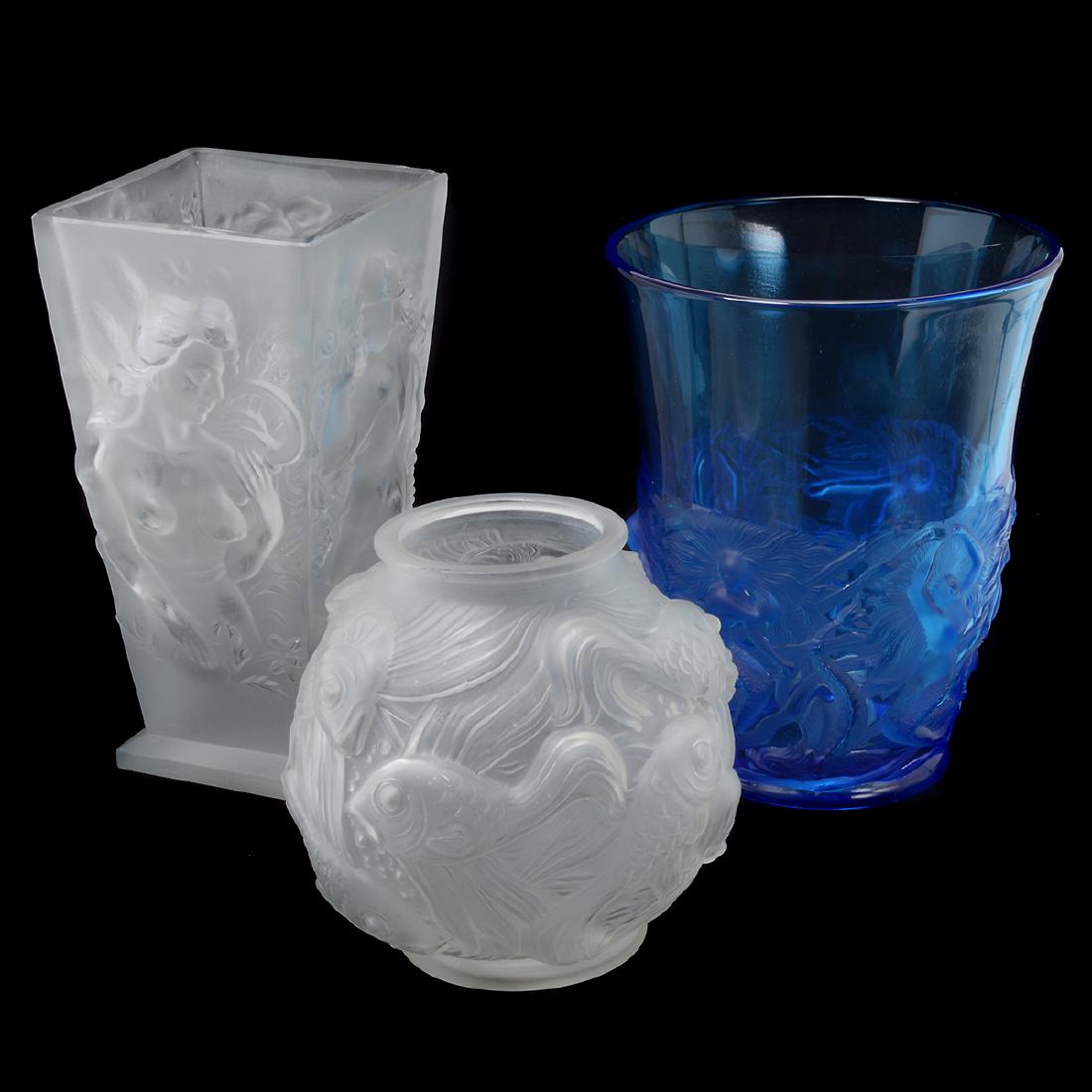 Three Czech Studio Glass Items, Including Verlys (1 of 10)
